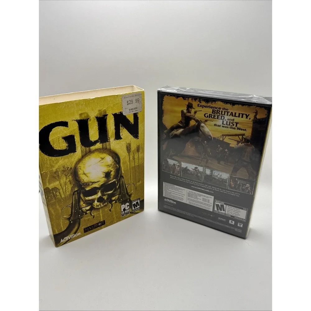 2005 GUN Activision PC CD-ROM Factory Sealed New Slipcase